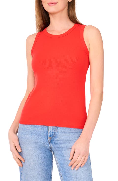 Fitted Ribbed Tank Top