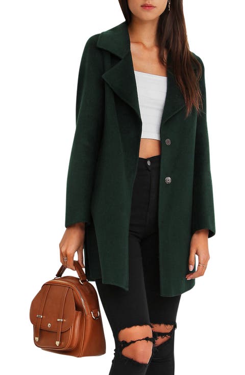 Ex-Boyfriend Wool Blend Oversized Jacket
