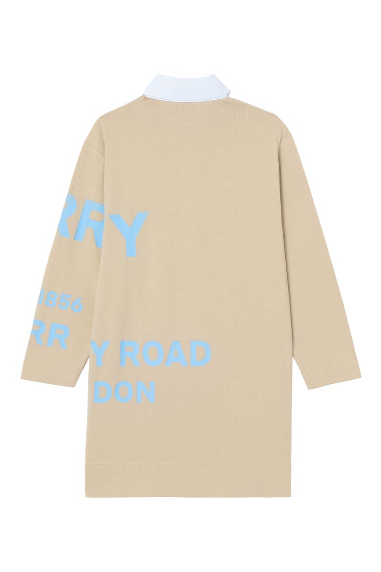 Kids' Jessy French Terry Polo Dress, Alternate, color, SOFT FAWN