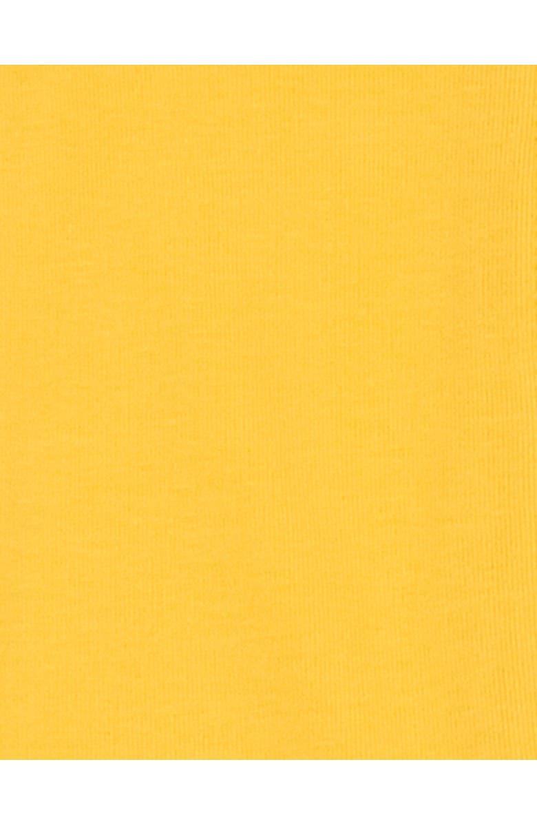 Leveret Kids Two-Piece Solid Cotton Matching Family Pajamas, Alternate, color, Yellow