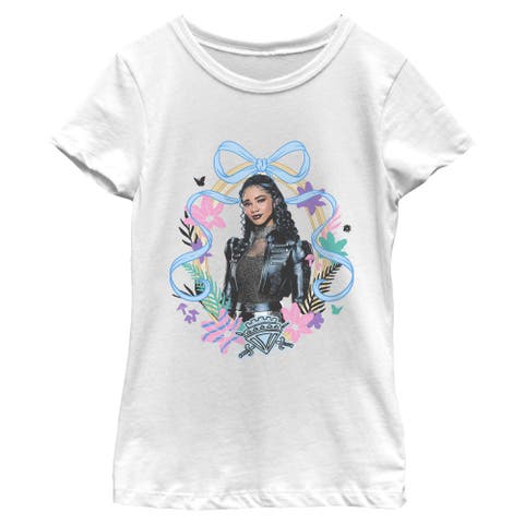 Girl's Descendants Wicked Wonderland Chloe Bow Portrait  Graphic T-Shirt