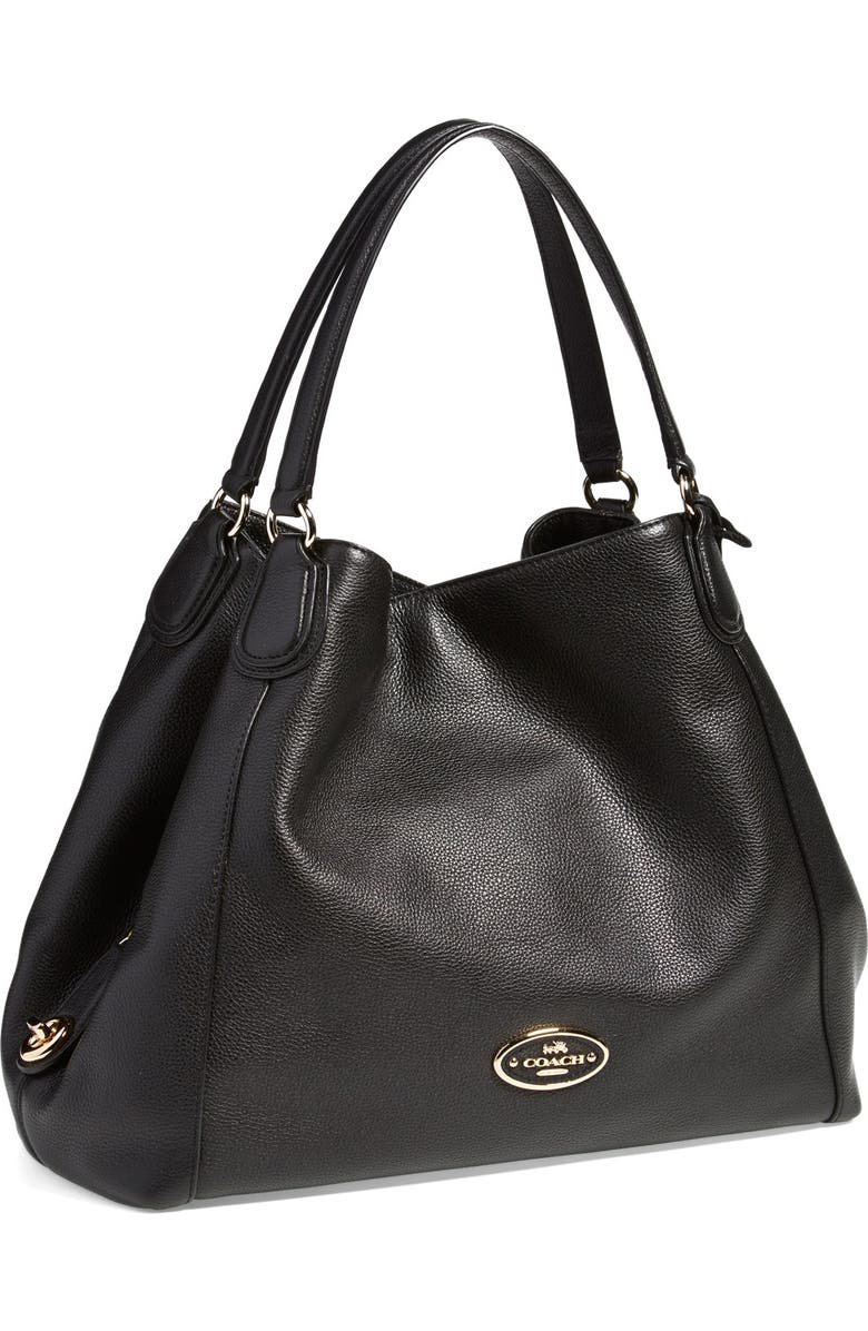 COACH 'Edie' Leather Shoulder Bag, Main, color,