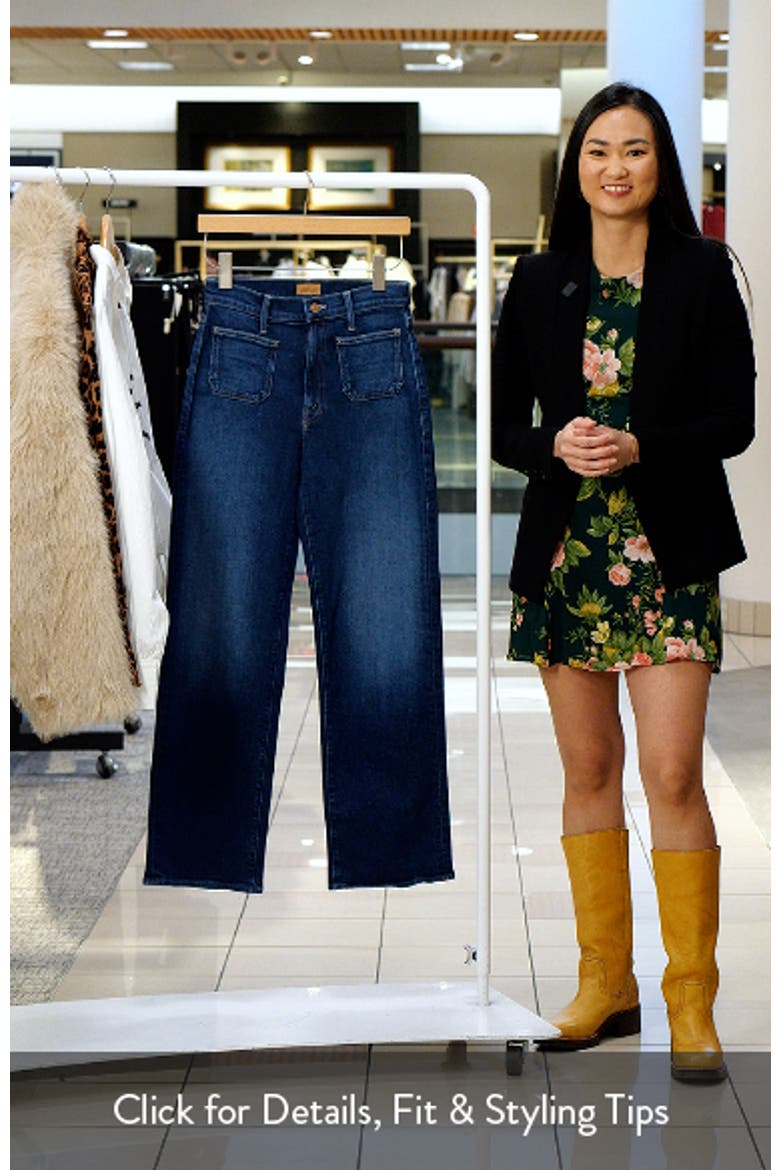 The Lil Rambler Patch Pocket High Waist Straight Leg Jeans video