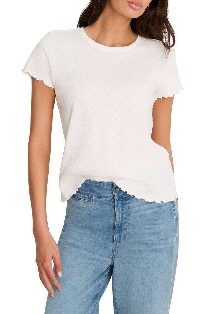 NZT by NIC+ZOE Geometric Lace T-Shirt, Main, color, 