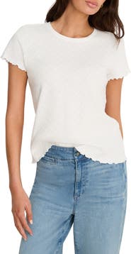 NZT by NIC+ZOE Geometric Lace T-Shirt