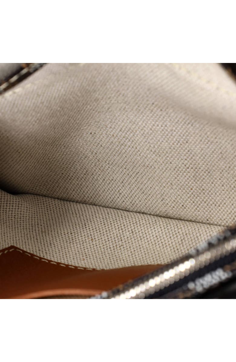 Pre-Owned Goyard Plumet Clutch Wallet Coated Canvas, Alternate, color, Brown