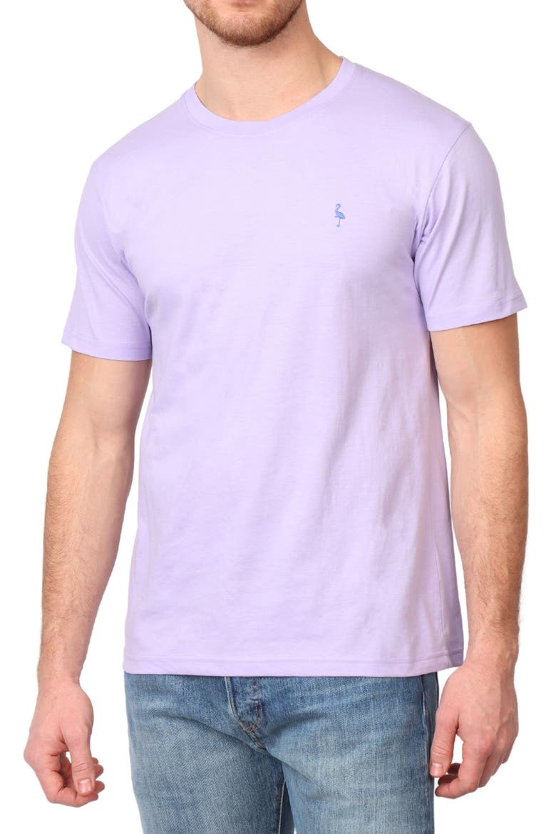 Mélange Crewneck T-Shirt, Main, color, LILAC