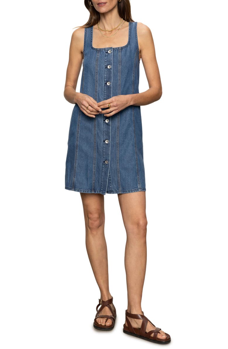Sanctuary Blossom Denim Minidress, Main, color,