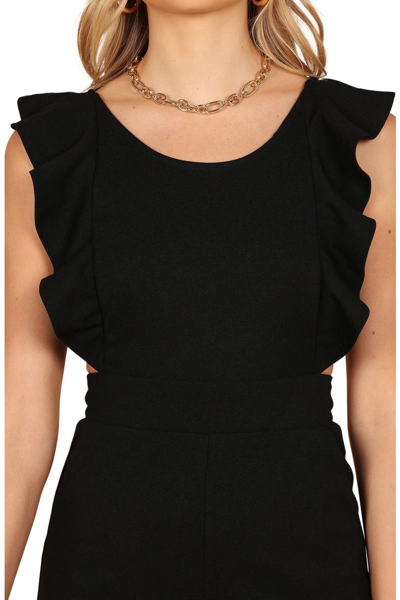 Mills Crop Jumpsuit, Alternate, color, BLACK