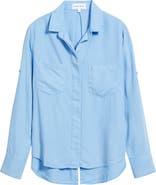 Bella Dahl Split Back Button-Up Shirt
