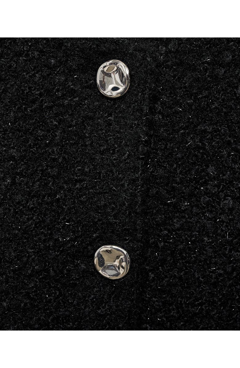 MANGO Bouclè Tweed Jacket, Alternate, color, 