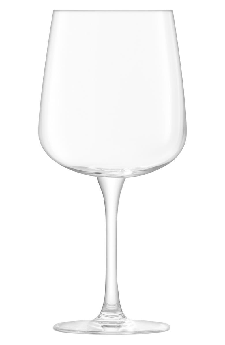 LSA Arc Set of 4 Wine Glasses, Main, color, Clear