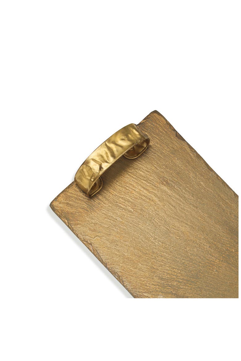 Resin Slate Cheese Platter, Alternate, color, GREEN GOLD