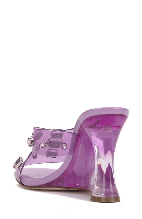 Jessica Simpson Ganisa Wedge Slide Sandal In Orchid