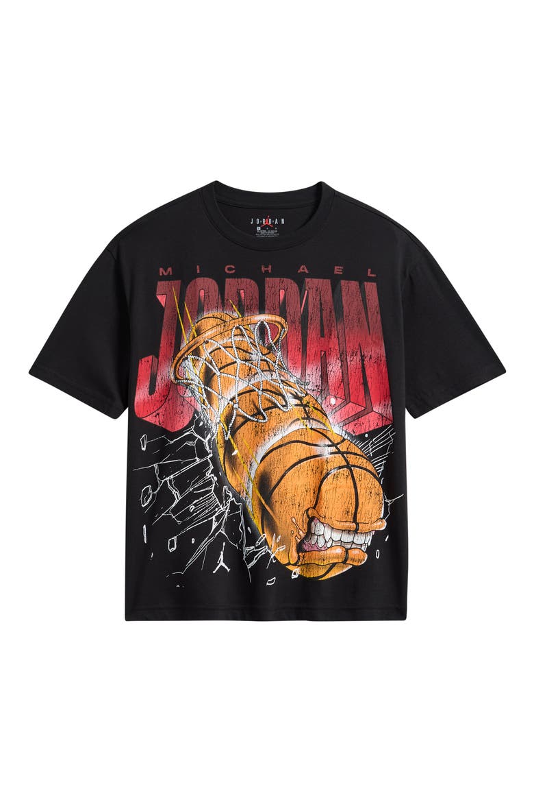 Monster Ball Graphic T-Shirt, Main, color, BLACK