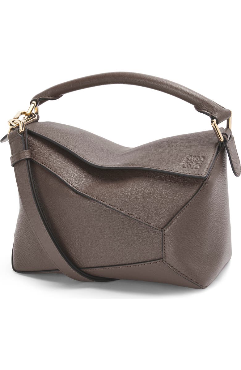Loewe Small Puzzle Leather Shoulder Bag, Main, color,