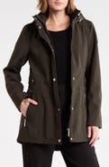 Sam Edelman Hooded High-Low Softshell Anorak