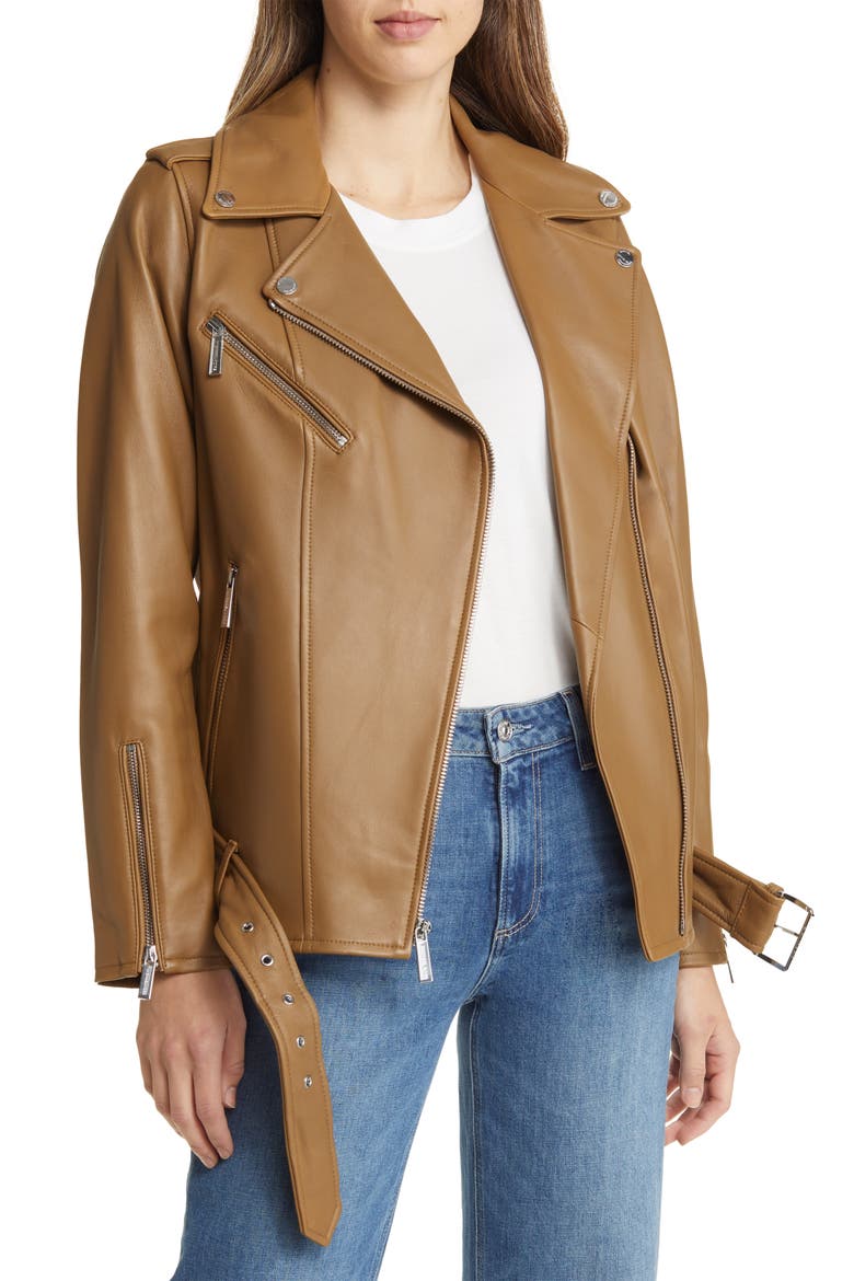 Oversize Moto Jacket (Women) | Nordstrom