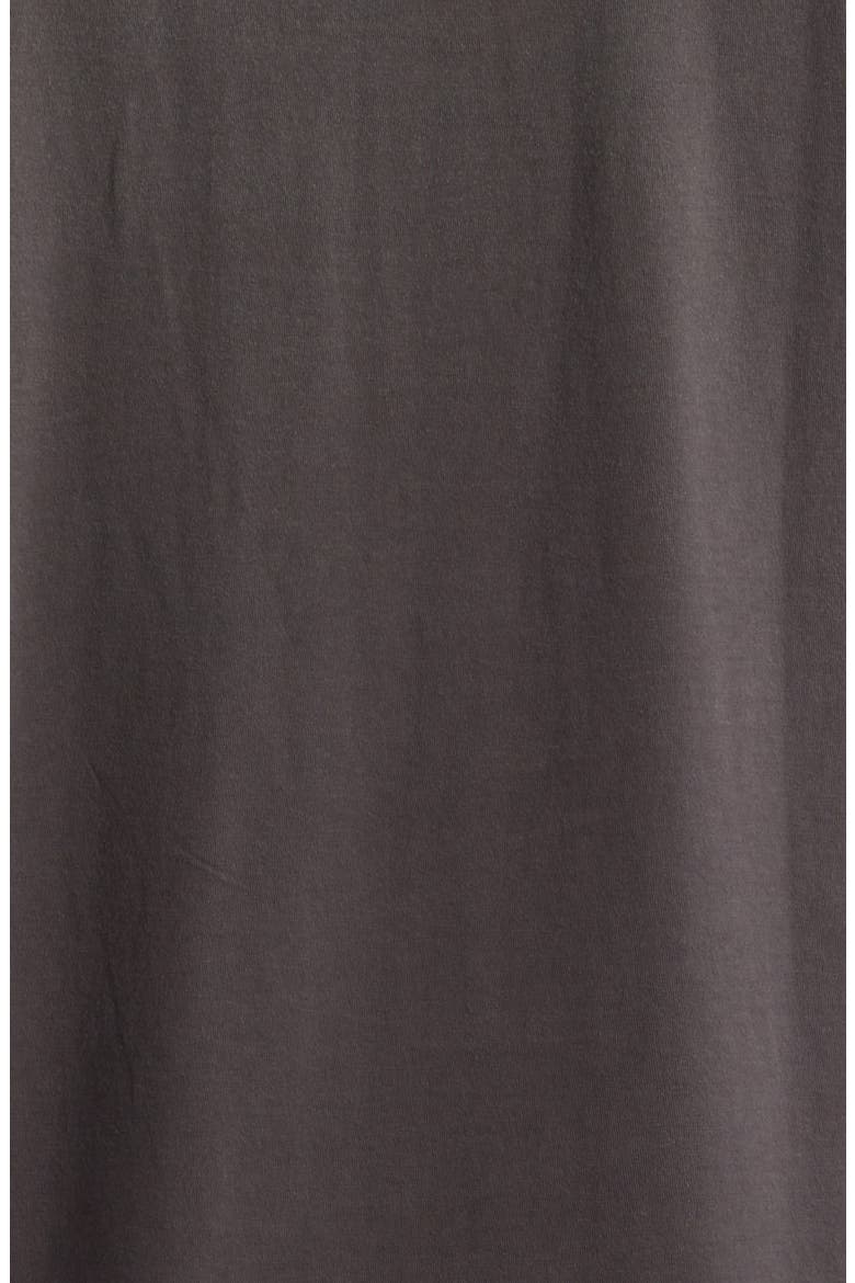 Chainstich Embroidered T-Shirt, Alternate, color, FADED BLACK