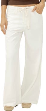 Silver Jeans Co. Beach Wide Leg Drawstring Jeans