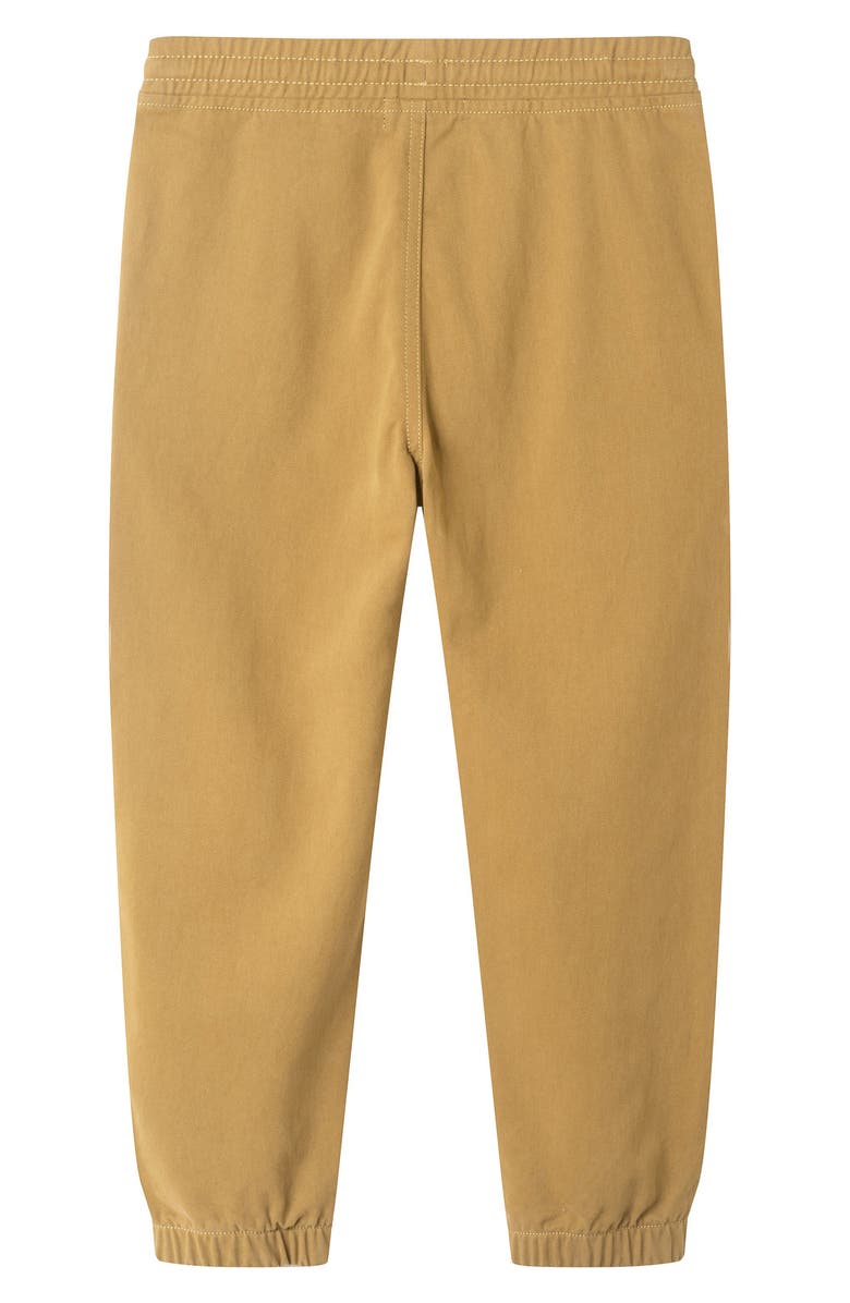 Andy & Evan Kids Dino Fair Isle Cotton Crewneck Sweater & Twill Joggers Set, Alternate, color, Red Ginger