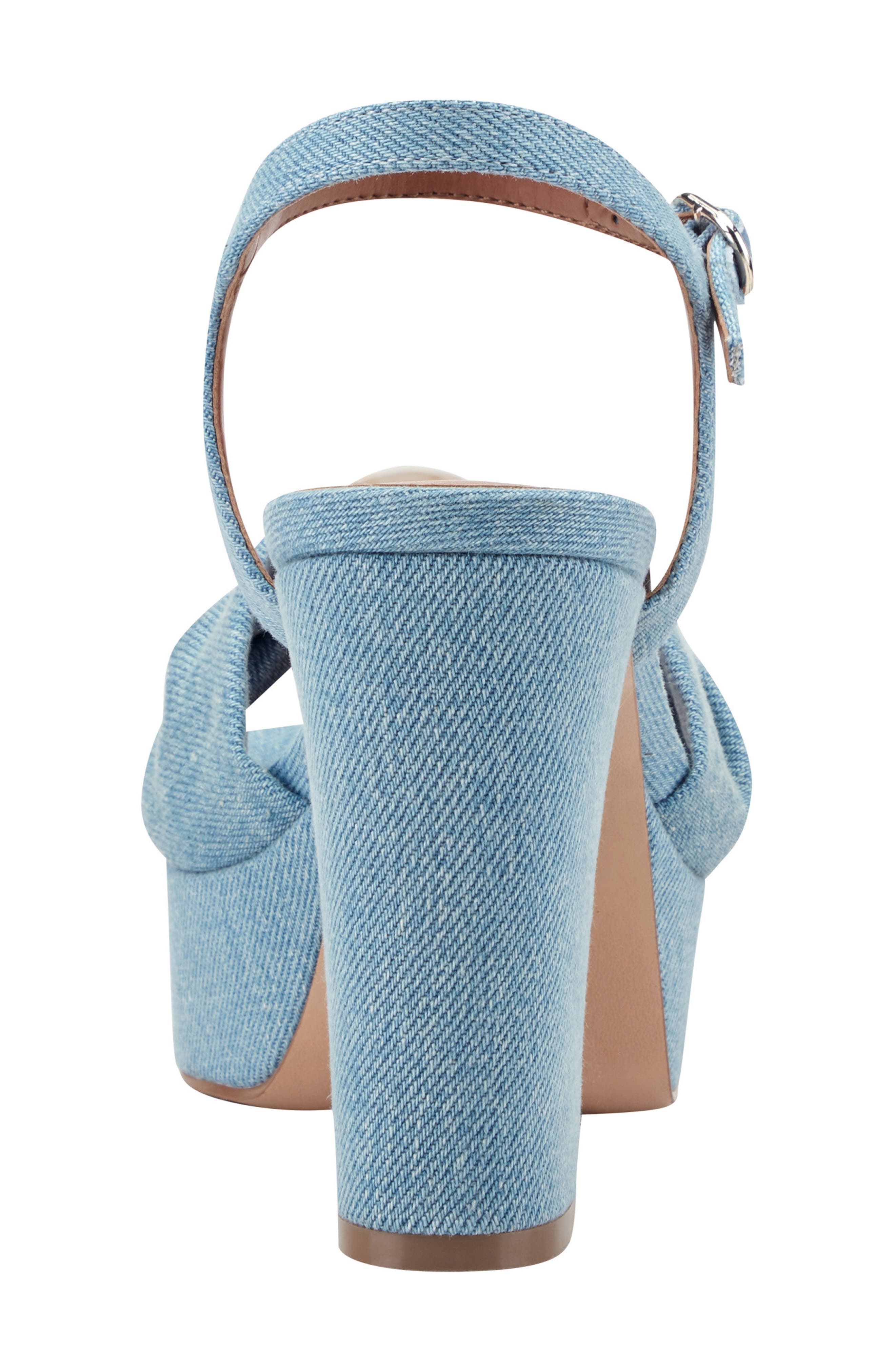 Marc Fisher LTD Candey Platform Sandal, Alternate, color, Blue