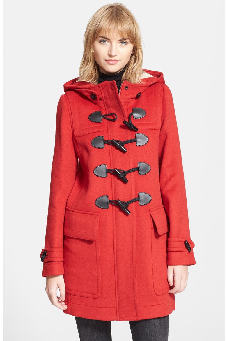 Finsdale Wool Duffle Coat, Main, color, MILITARY RED