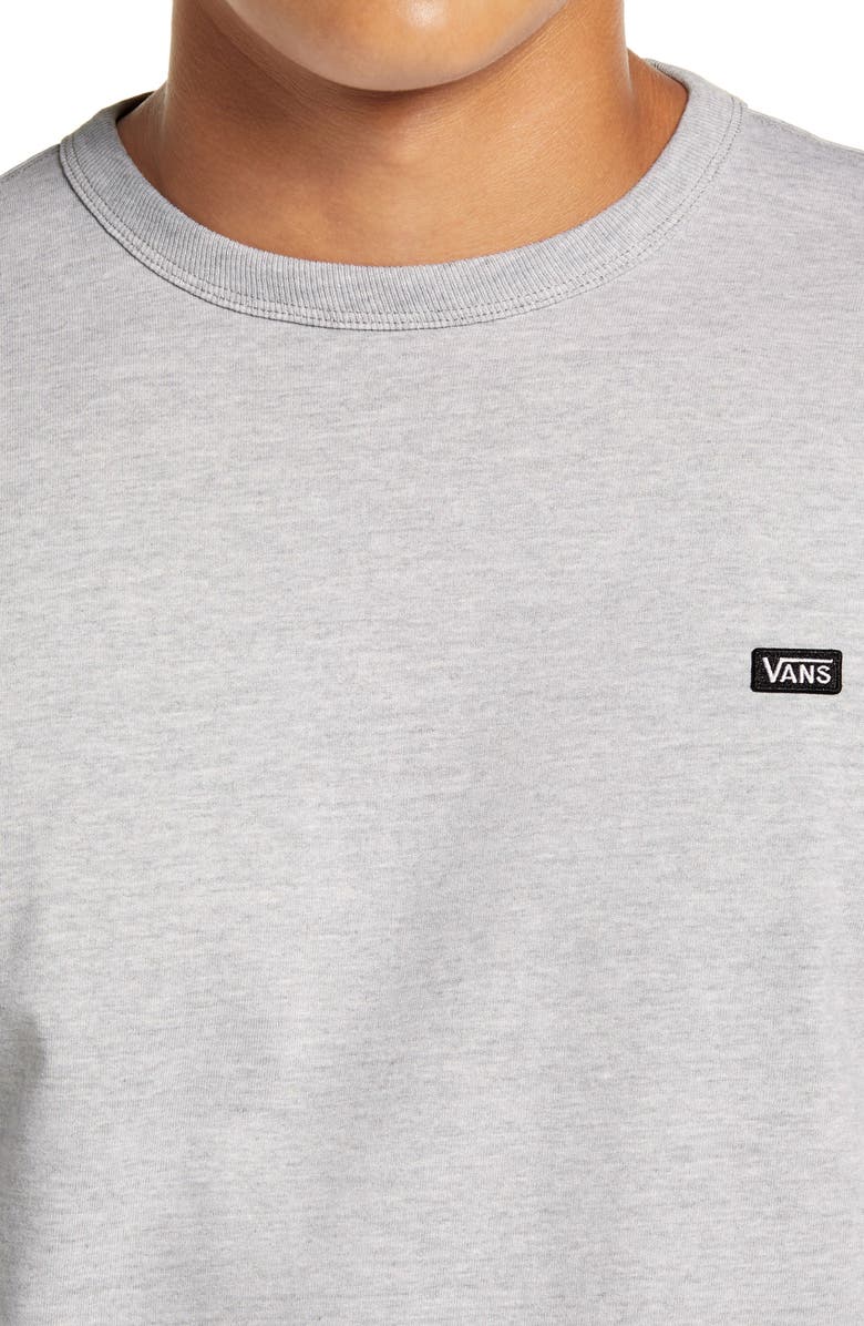 Vans Off The Wall Classic Long Sleeve T-Shirt, Alternate, color, Athletic Heather