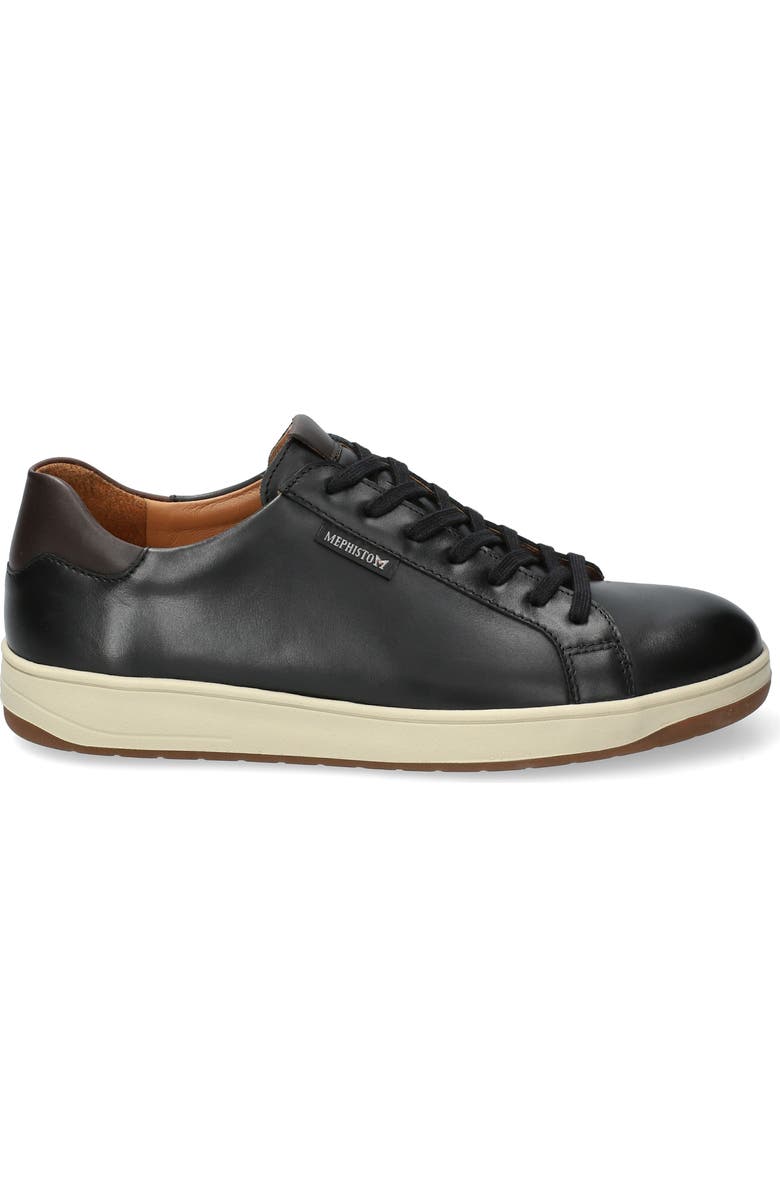 Mephisto Hasko Low Top Sneaker, Alternate, color, Black