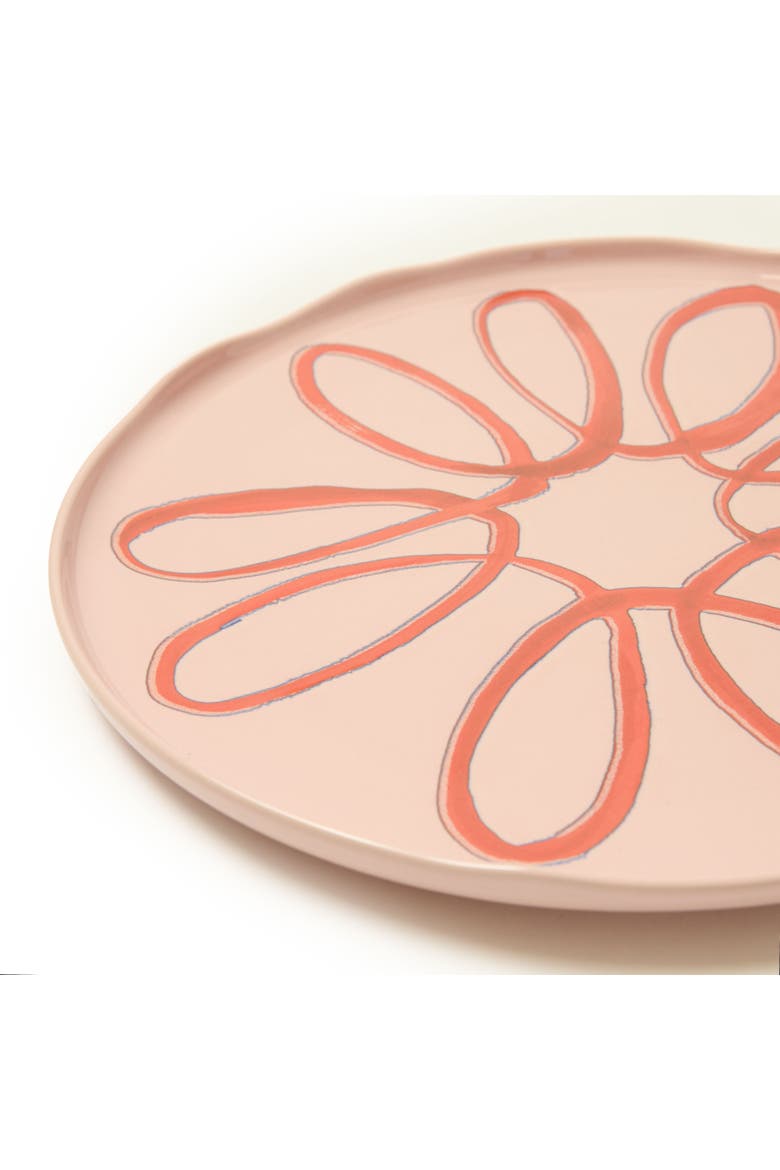 Amalfi Service Charger Plate, Alternate, color, Pink 12.6"