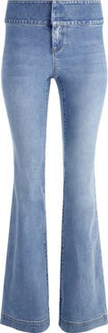 Alice + Olivia Hot Mid Rise Bootcut Jeans