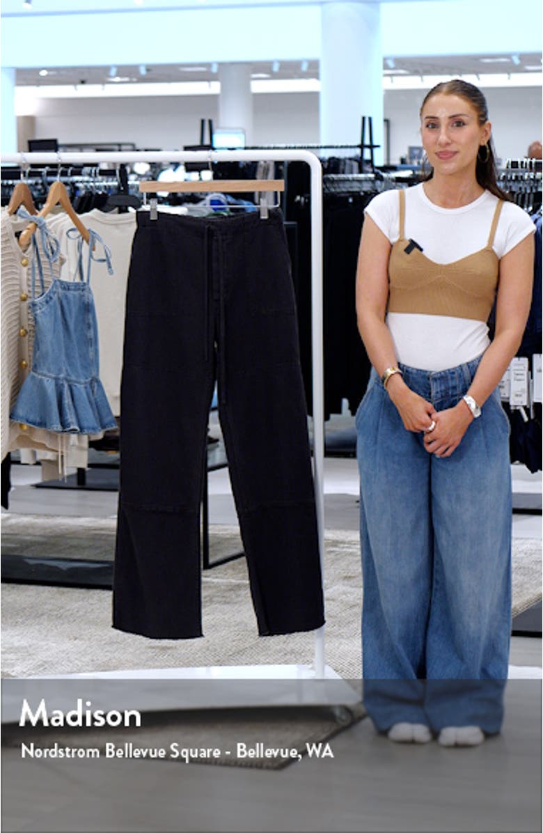 Beach Wide Leg Denim Pants, sales video thumbnail