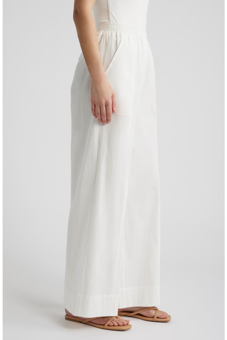Wide Leg Pants, Alternate, color, GARDENIA