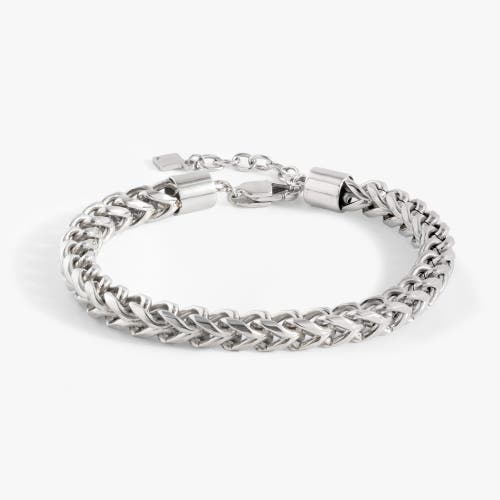 Alex And Ani Wheat Chain Bracelet In Silver