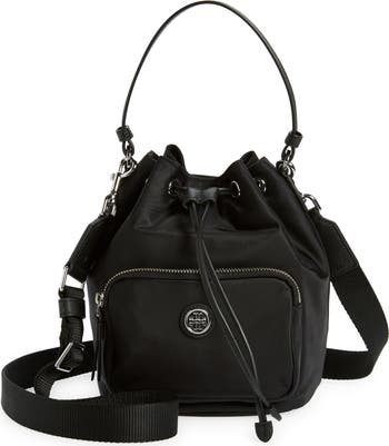 ☆☆Tory Burch☆☆ Tory Burch Virginia bucket bag 134652 403 Tory Burch Virginia Nylon Bucket Bags Black 134652
