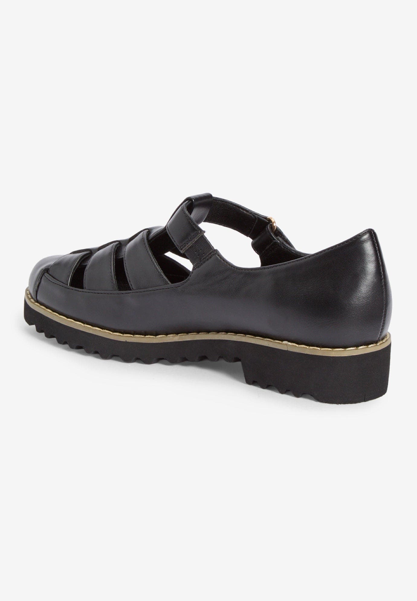 Comfortview The Alva Fisherman Flat, Alternate, color, Black