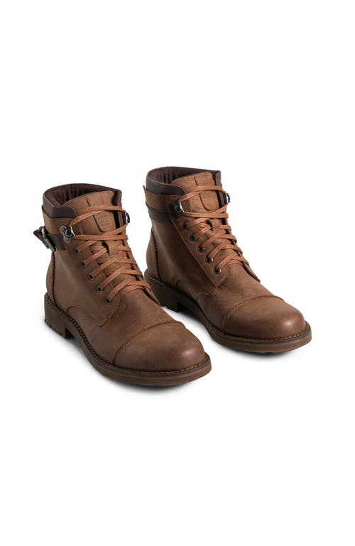 Velez Top Grain Leather Boots For Men Vintage Ankle Boot In Brown