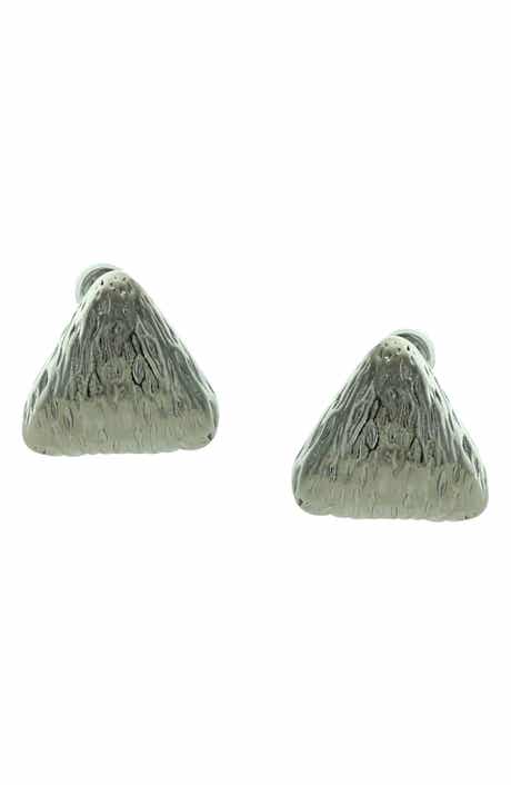 OLIVIA WELLES Irah Triangle Stud Earrings