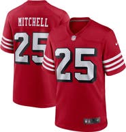 Nike Men's Nike Elijah Mitchell Scarlet San Francisco 49ers Alternate Team Game Jersey