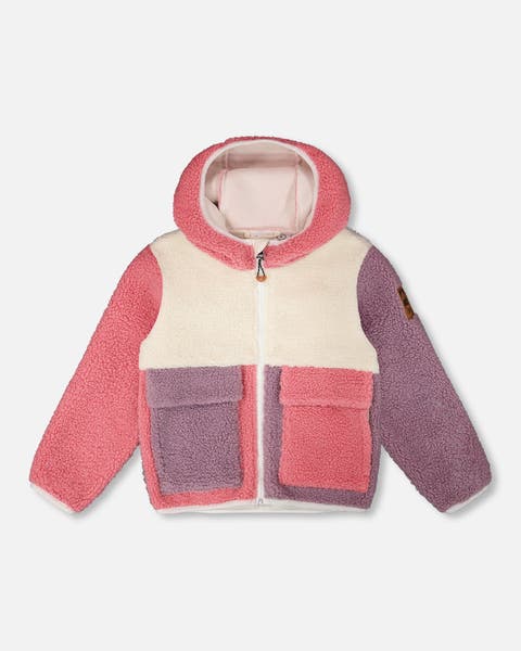 Girl Long Sleeve Fleece Jacket (Toddler, Little Kid & Big Kid)