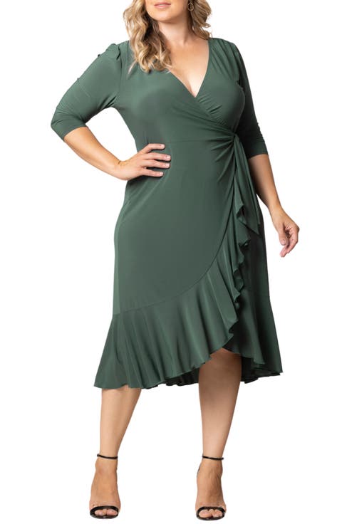 Whimsy Wrap Dress (Plus Size)