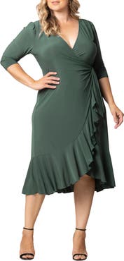 Kiyonna Whimsy Wrap Dress