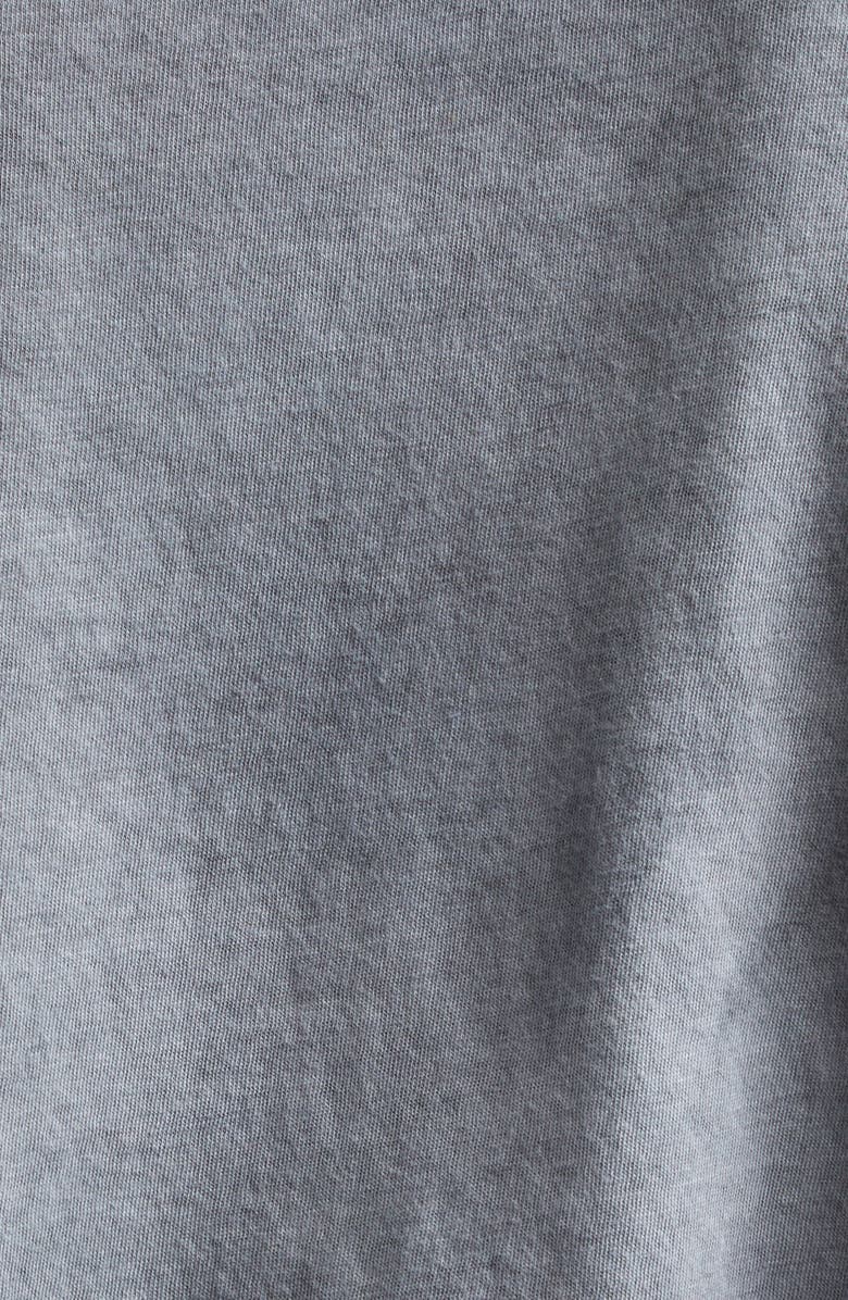 R13 Tight Waist Cotton & Cashmere T-Shirt, Alternate, color, Washed Navy Blue