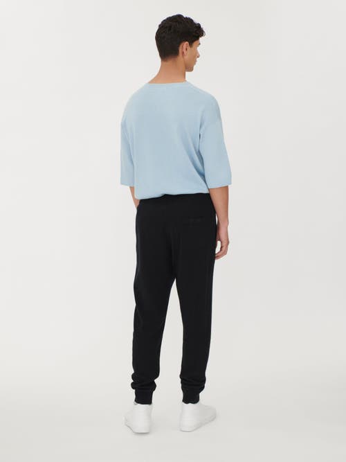 Gobi Mongolian Cashmere Cashmere Jogger In Black