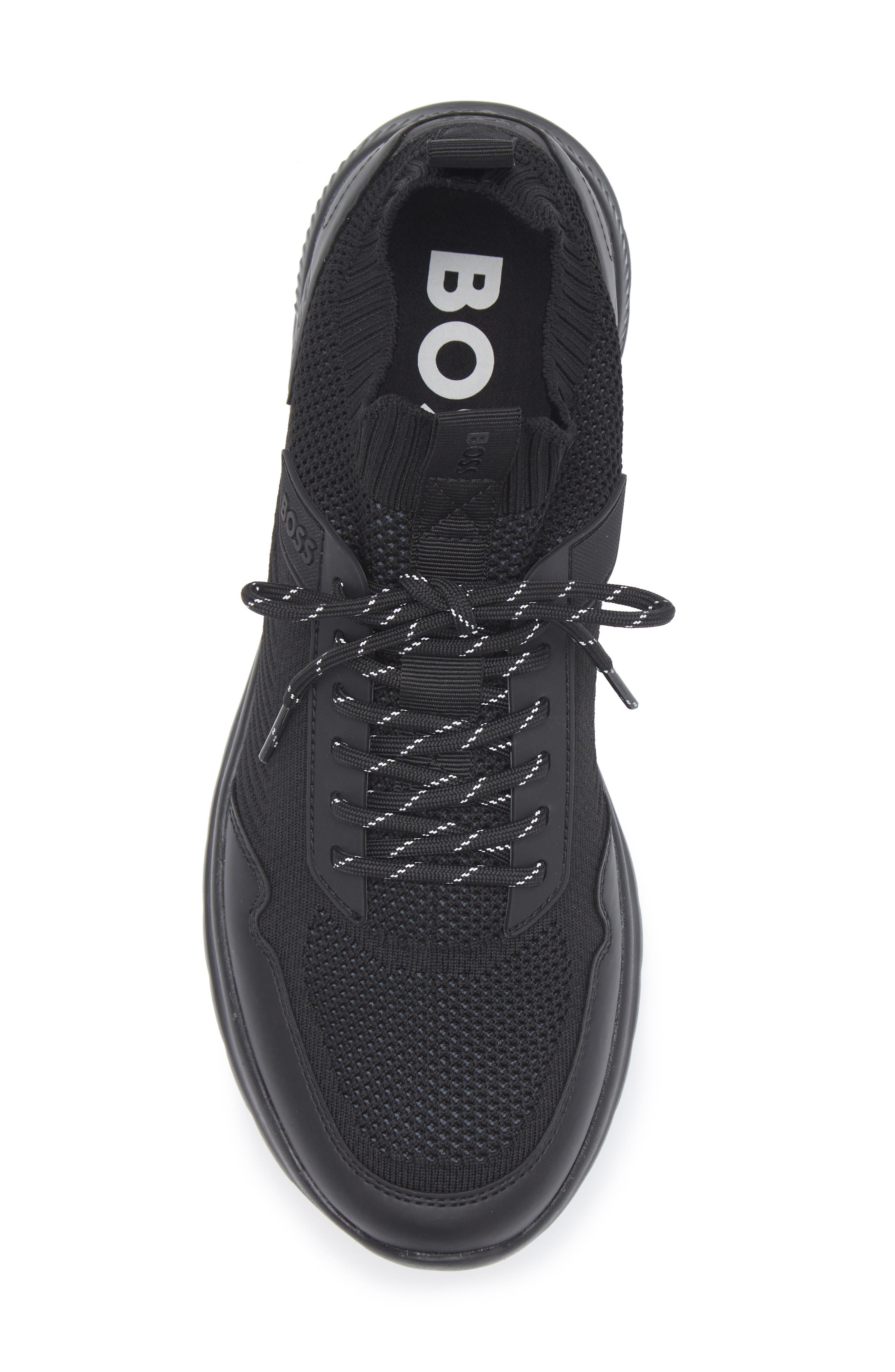 BOSS Extreme Knit Sneaker, Alternate, color, Black