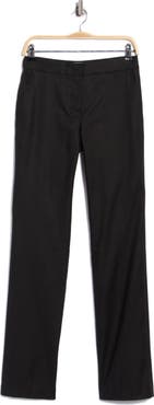 Diane von Furstenberg Calliope Stretch Cotton Straight Leg Pants