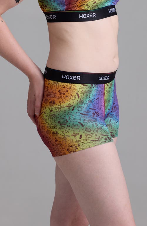 Woxer Star Candy Boxer Briefs In Multi