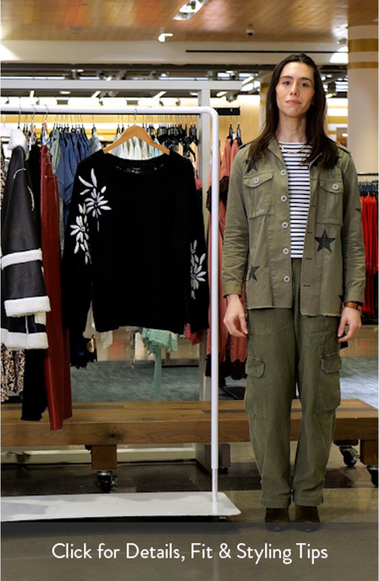 Embroidered Floral Sweater, sales video thumbnail