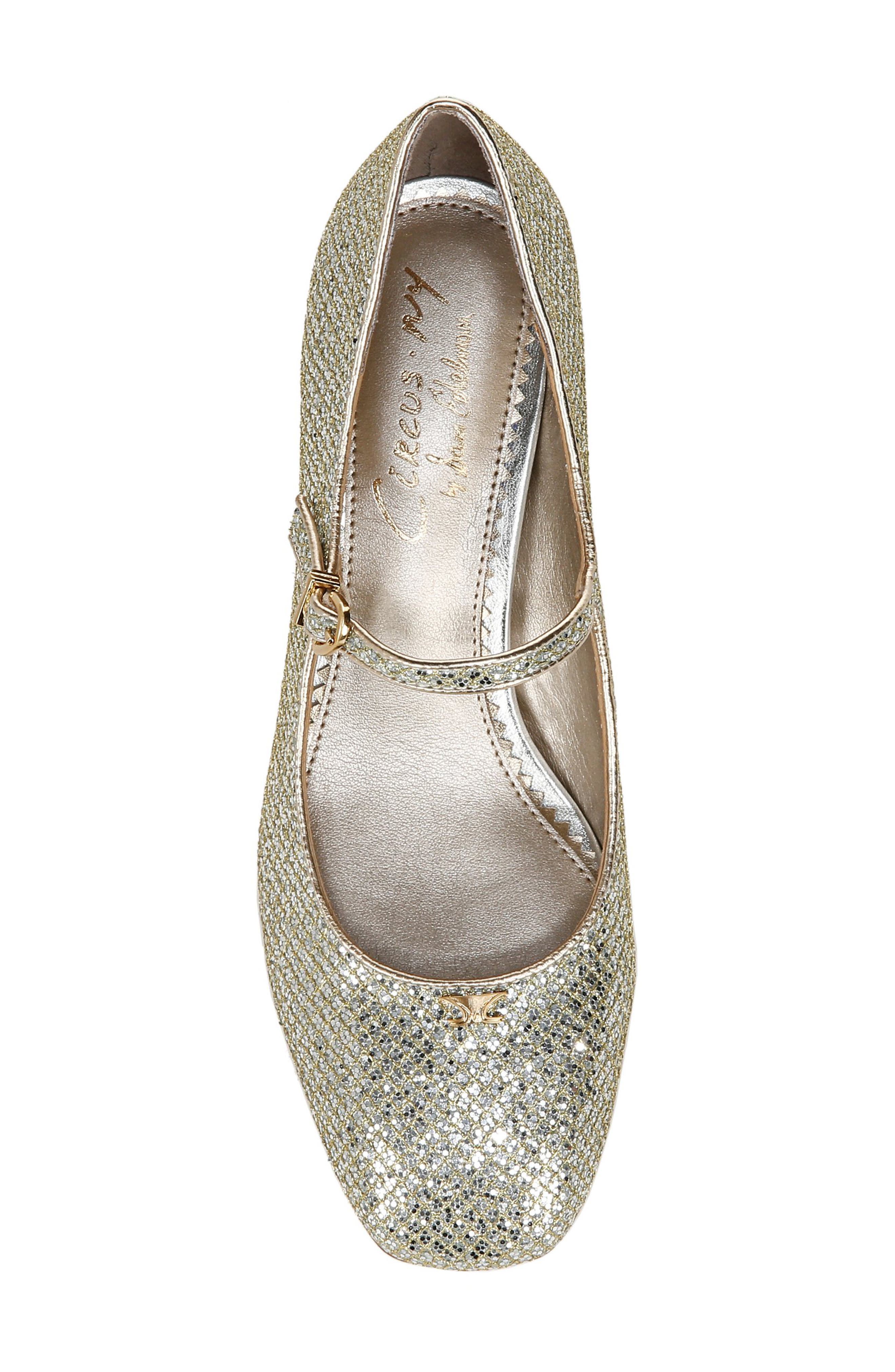 Eloisa Mary Jane Pump, Alternate, color, SILVER/ GOLD