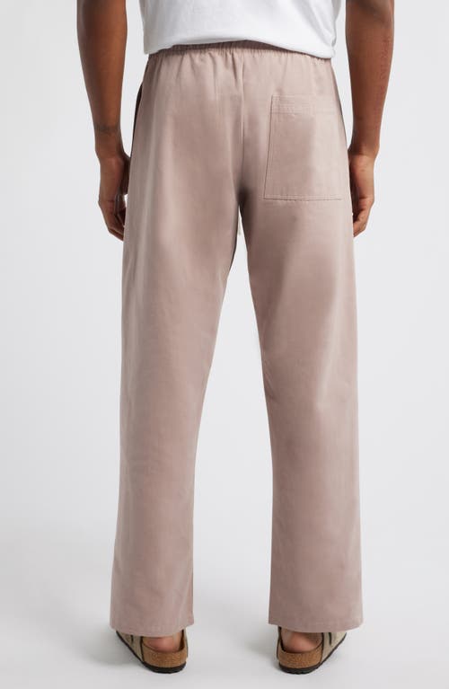 Standard Issue Pd Cotton Blend Drawstring Slacker Pants In Antler